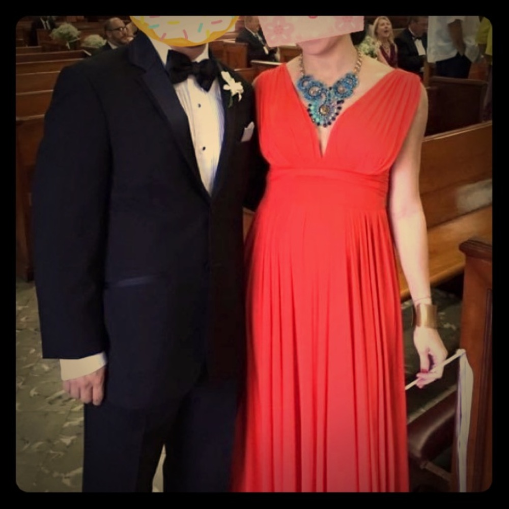 Anamaria Couture Coral dress
